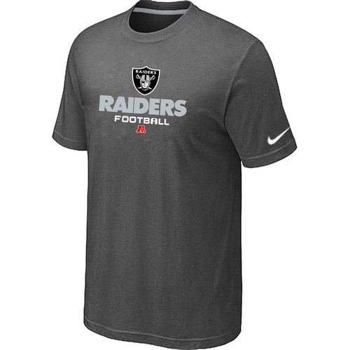 Nike Oakland Raiders Critical Victory NFL T-Shirt - Dark Grey